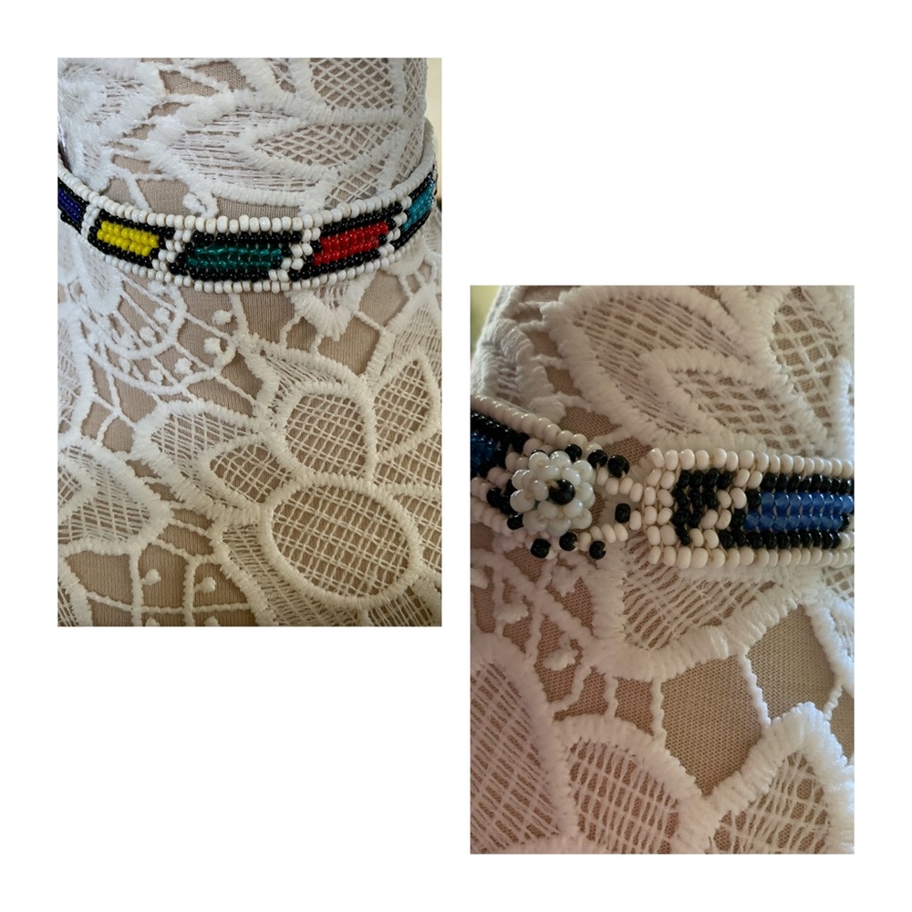 African Hand-Designed Beaded Necklace